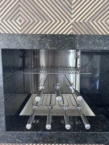 Grelha automática Bento em área gourmet